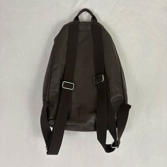 Cole Haan Brown Pebbled Leather Backpack - Picture 11 of 15